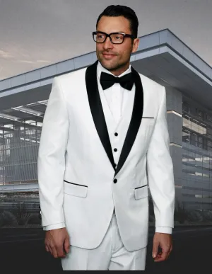 KINGSLEY WHITE TAILORED FIT TUXEDO