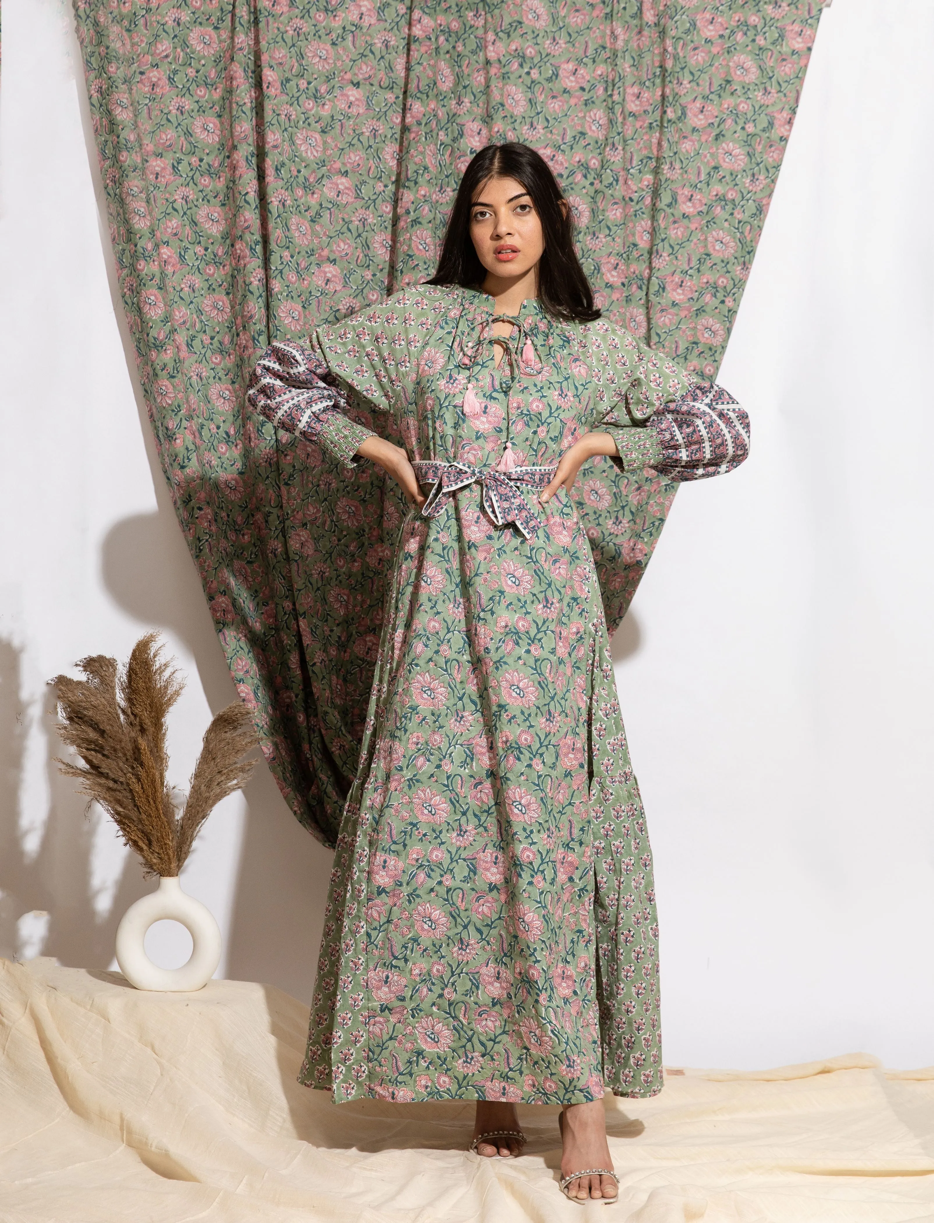 Kinmay Tier Ruffle Dress