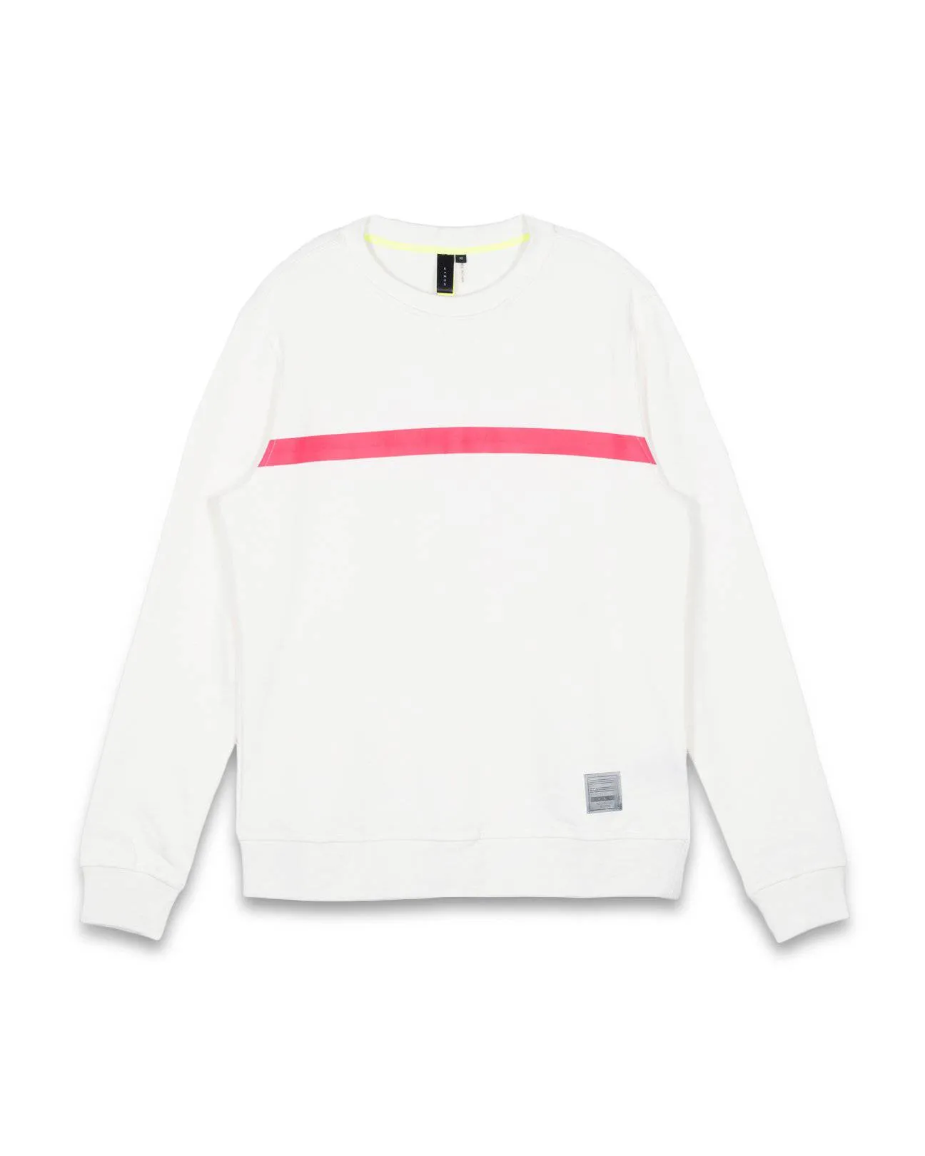 Konus Men's Community French Terry Crew in White by Shop at Konus