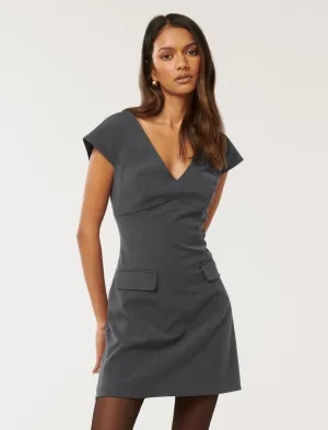 Layla Petite Cap Sleeve Mini Dress