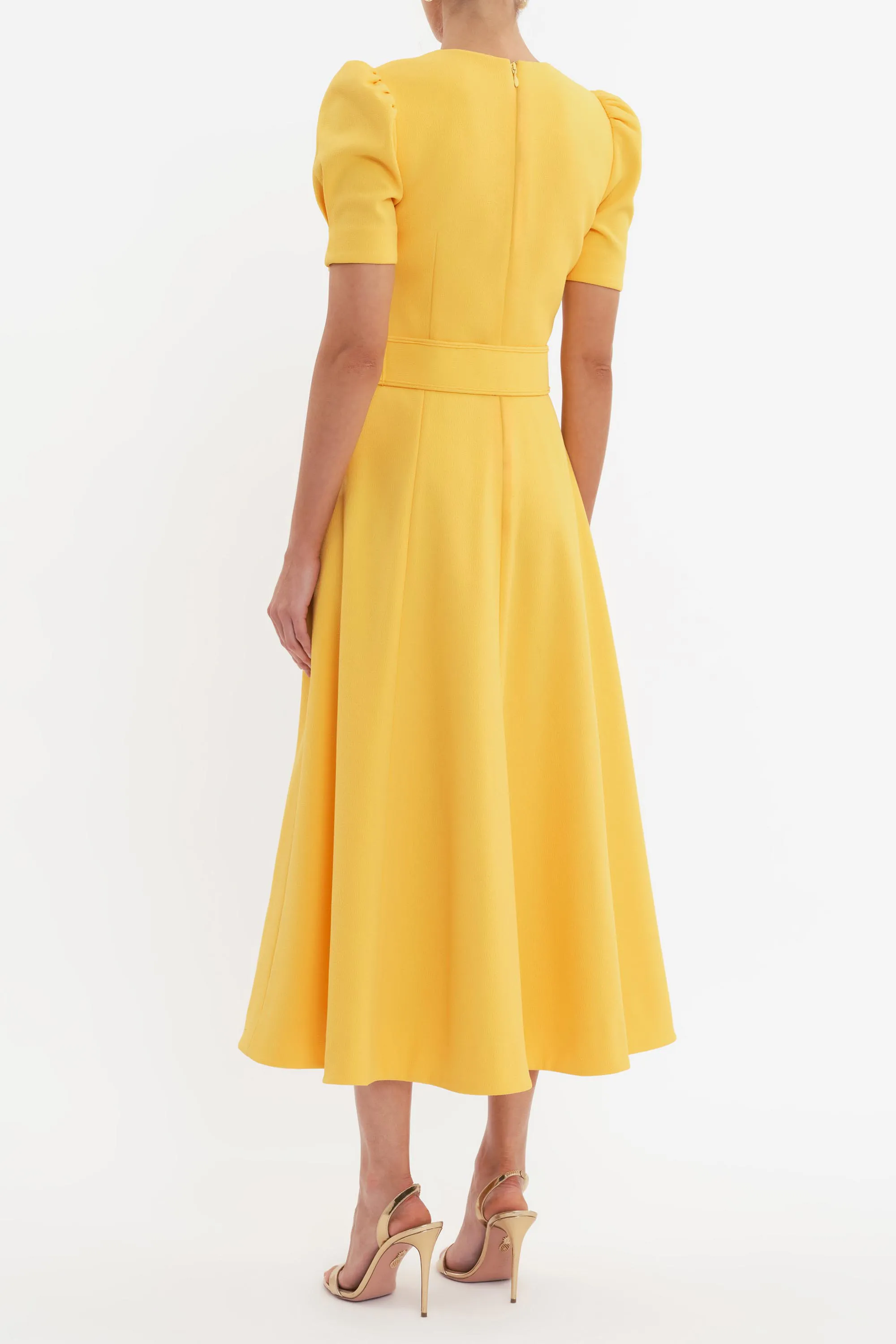 Leona Short Sleeve Midi Dress