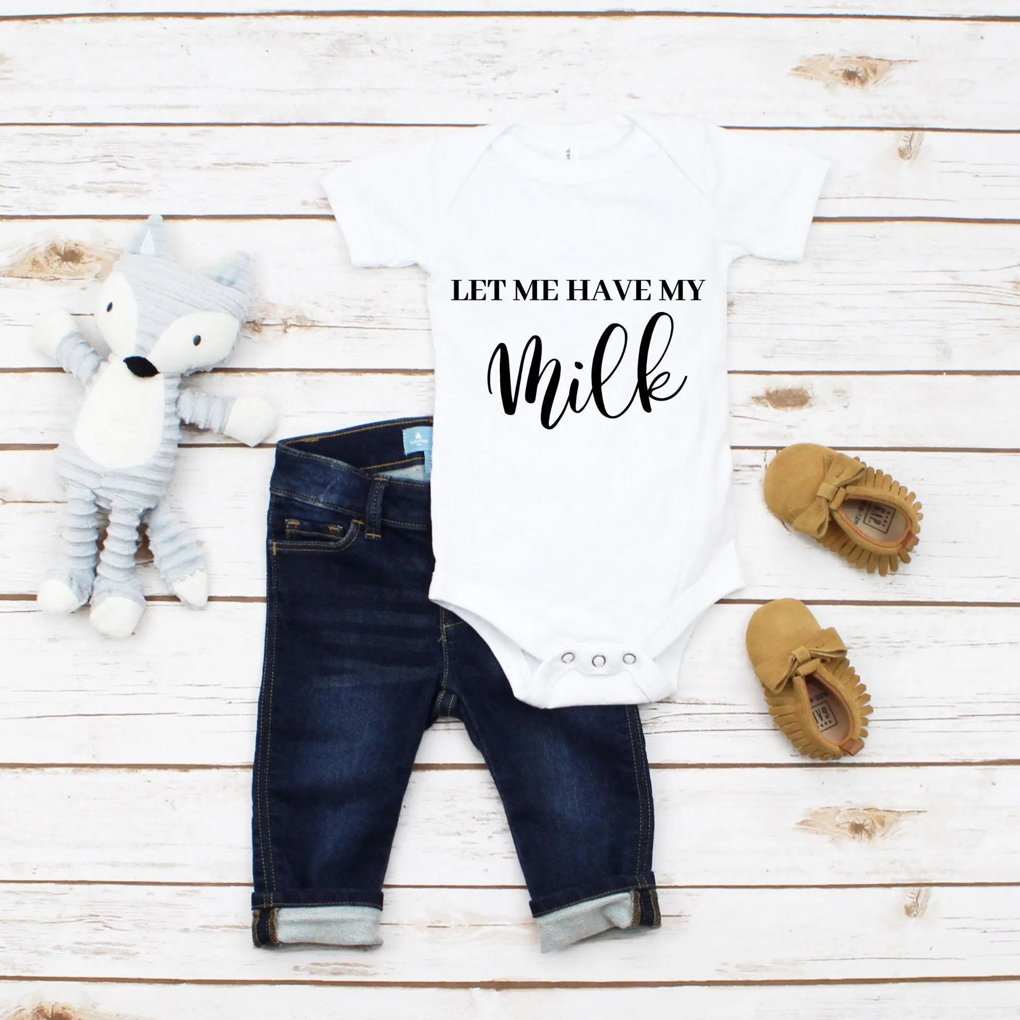 Let Me Have My Milk Tee-Let Me Have My Coffee,Dad and Son Matching Shirts,Daddy And Me Matching,Gift For Dad And Son, Dad And Son Shirts