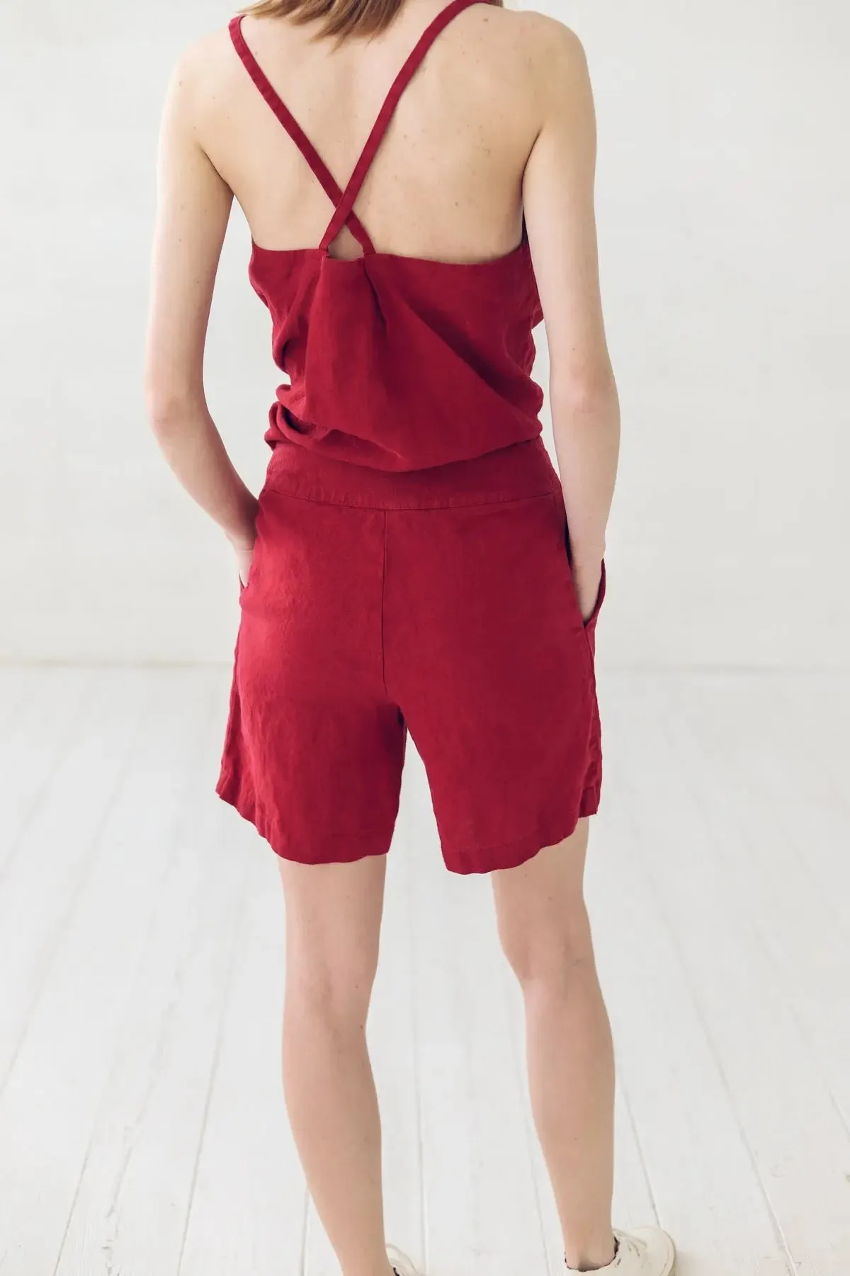Linen Slip Tank Top