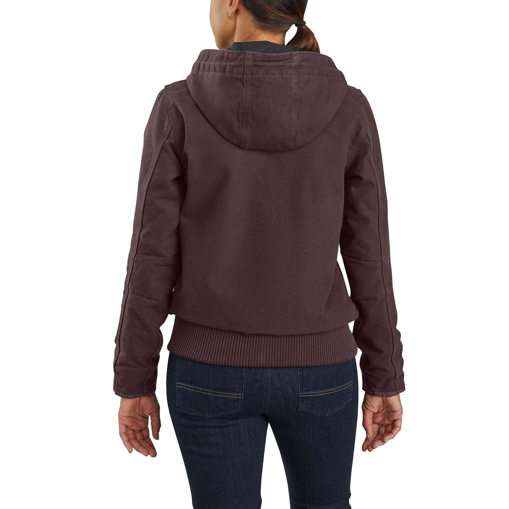 Loose Fit Washed Duck Insulated Active Jac