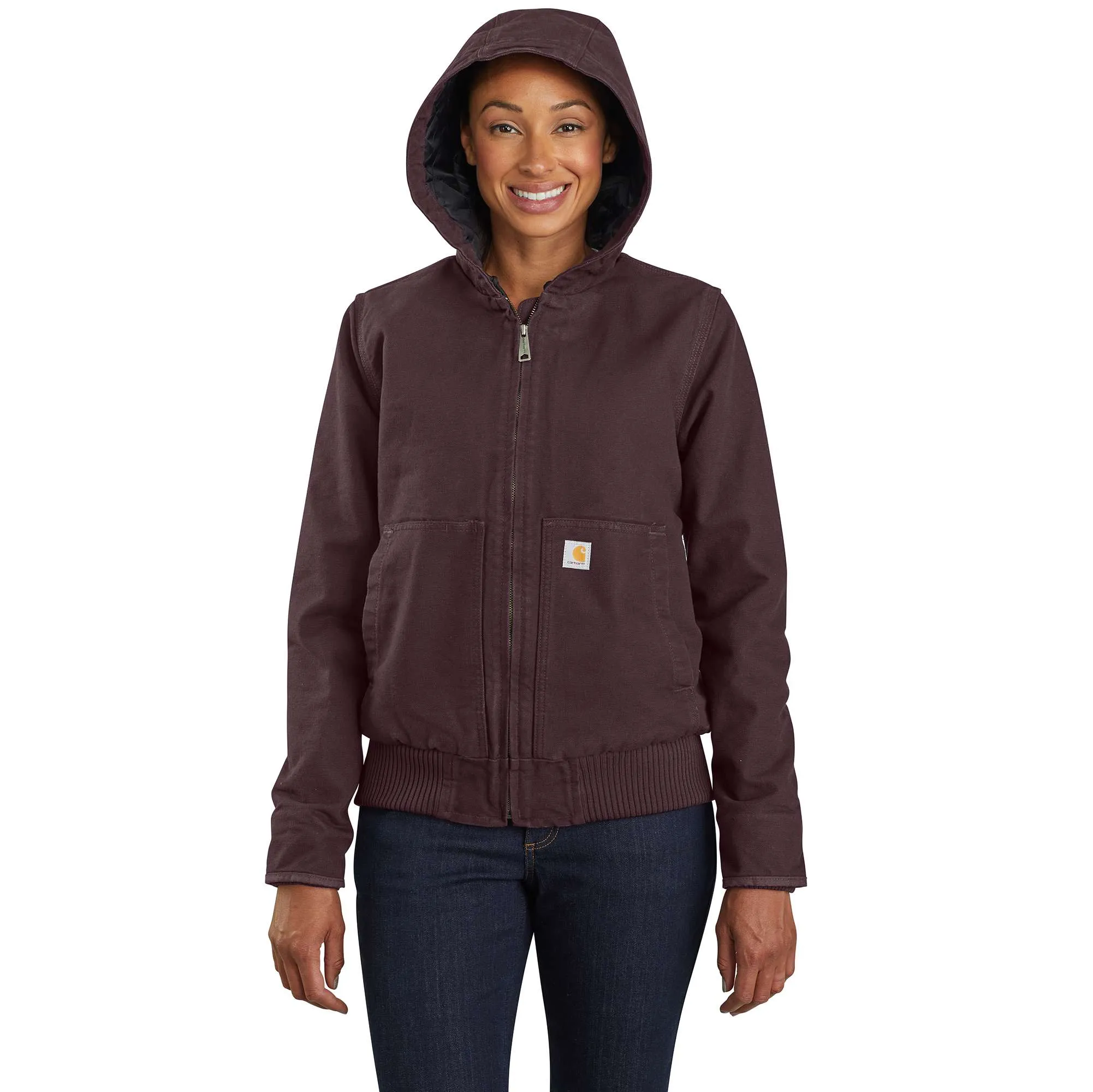 Loose Fit Washed Duck Insulated Active Jac