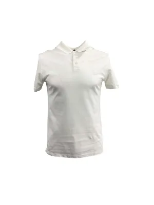 Louis Vuitton Embroidered Mini Logo Polo - White