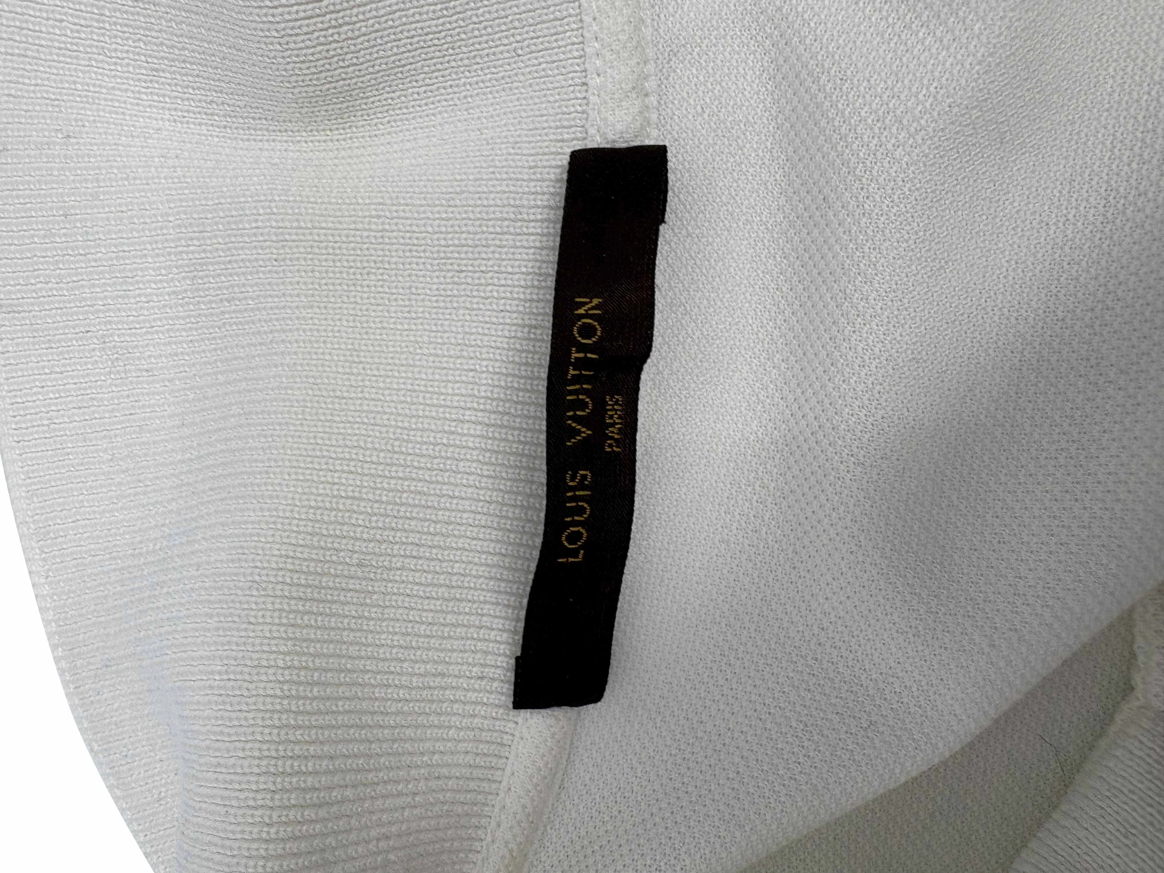 Louis Vuitton Embroidered Mini Logo Polo - White