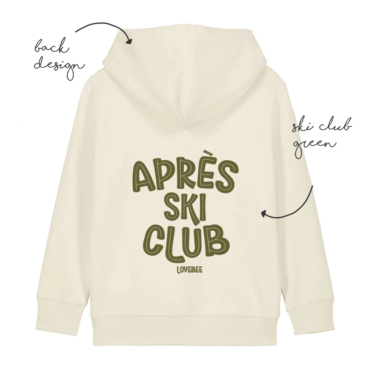 LoveBee Hoodie   T-shirts | Après Ski Club | Natural Raw