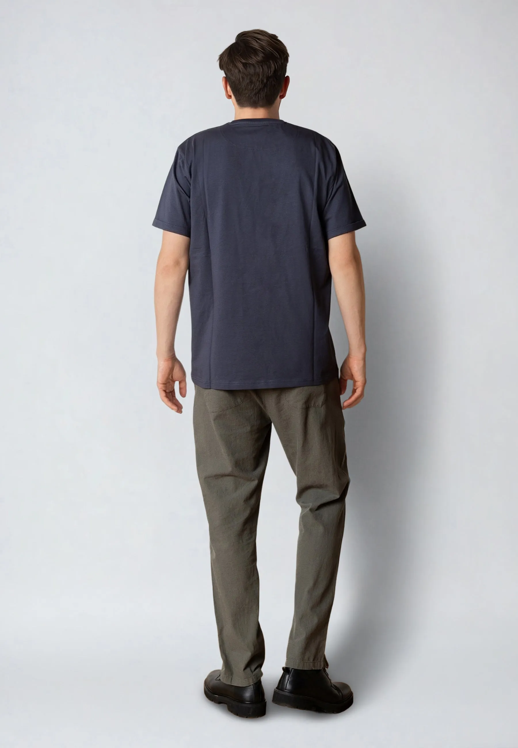 Luca cotton/linen pants - Army