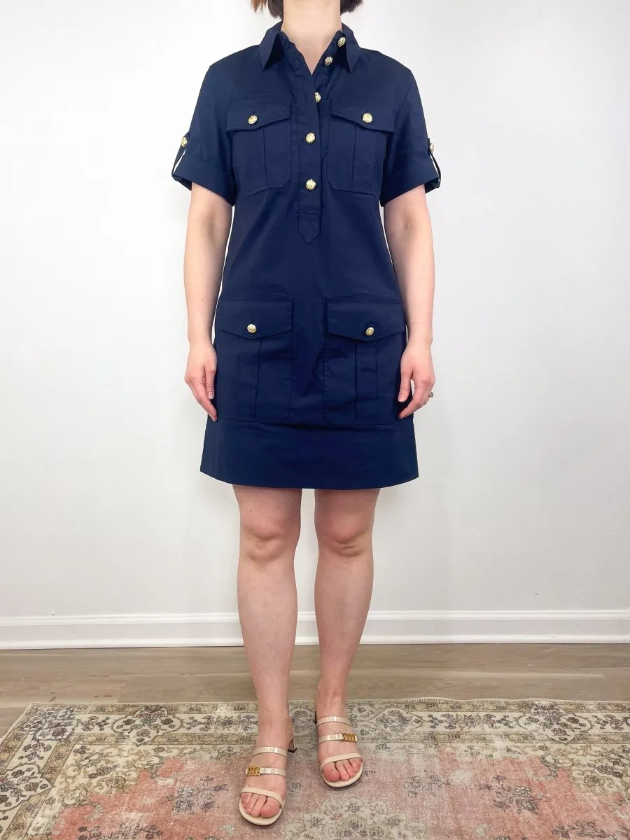 Lucca Dress in Navy