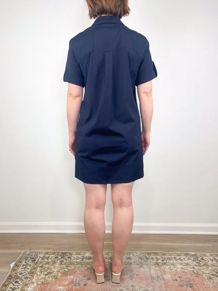 Lucca Dress in Navy