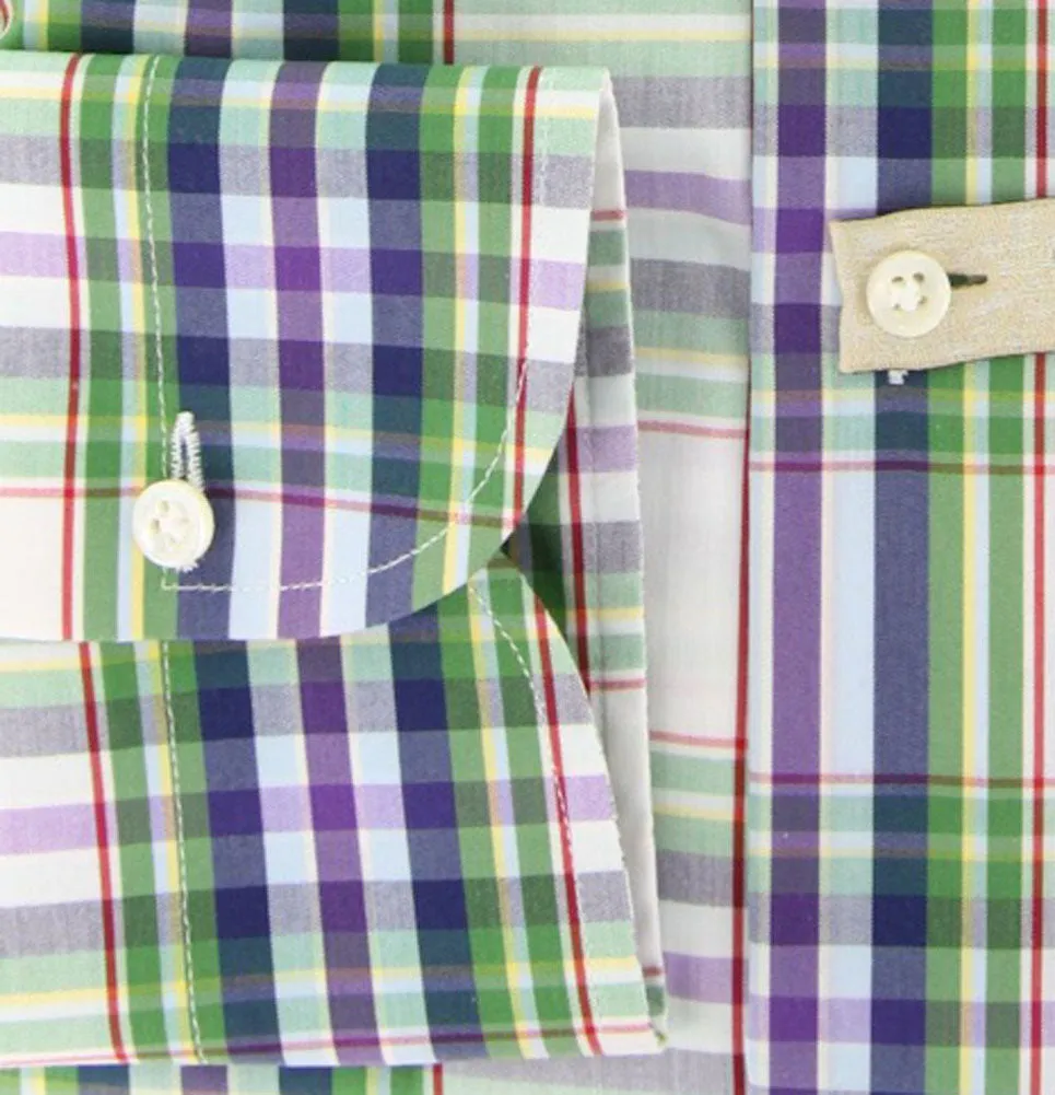Luigi Borrelli Green Shirt - Extra Slim