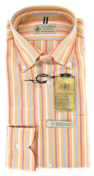 Luigi Borrelli Orange Shirt - Extra Slim