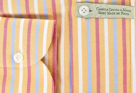 Luigi Borrelli Orange Shirt - Extra Slim