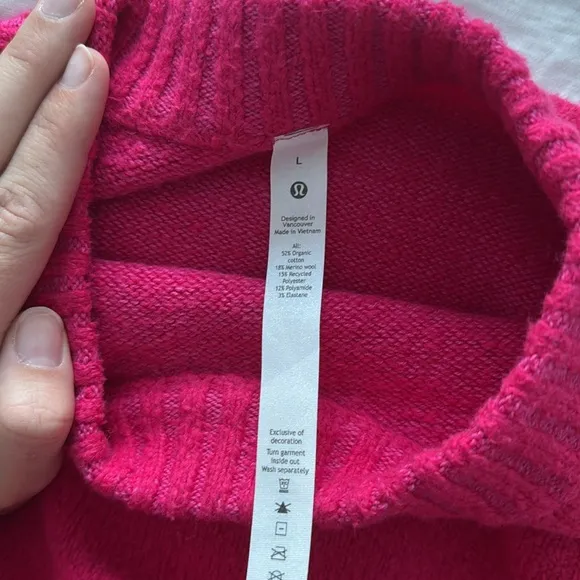 Lululemon Merino Wool Blend Sweater
