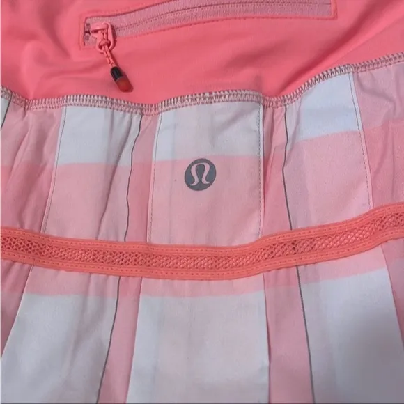 Lululemon Pace Setter Skort,🤩EUC, Bleached Coral, 2