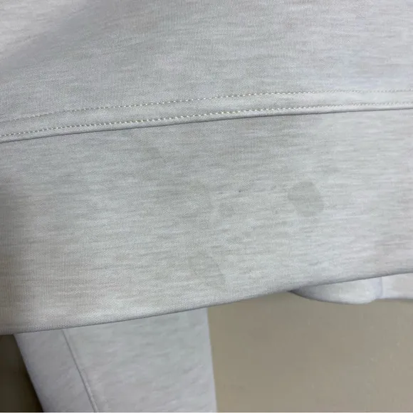 Lululemon Soft Ambitions Crop Crew in Heathered Beech Wood