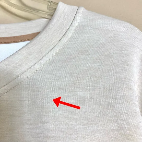 Lululemon Soft Ambitions Crop Crew in Heathered Beech Wood