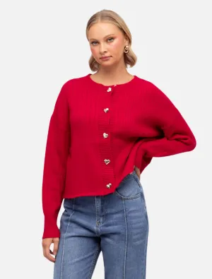 Maddison Cardigan - Red
