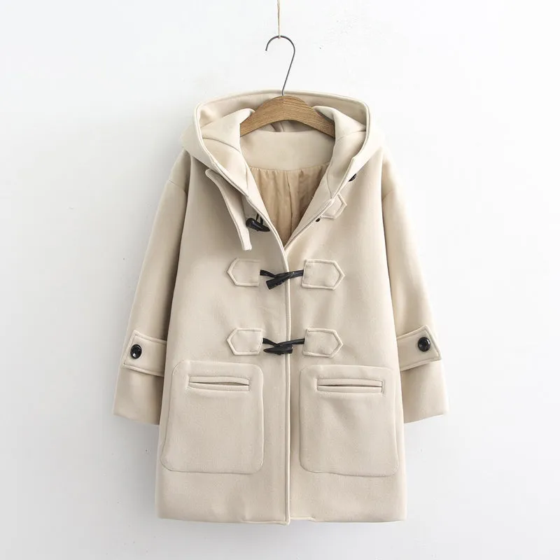 Malin Tassou Hooded Woolen Coat