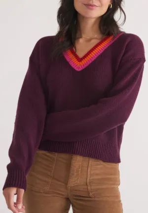 MARINE LAYER BELLA CROPPED SWEATER