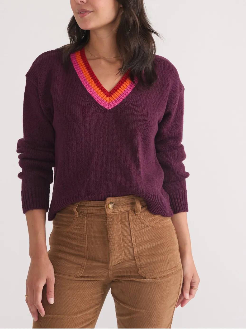 MARINE LAYER BELLA CROPPED SWEATER