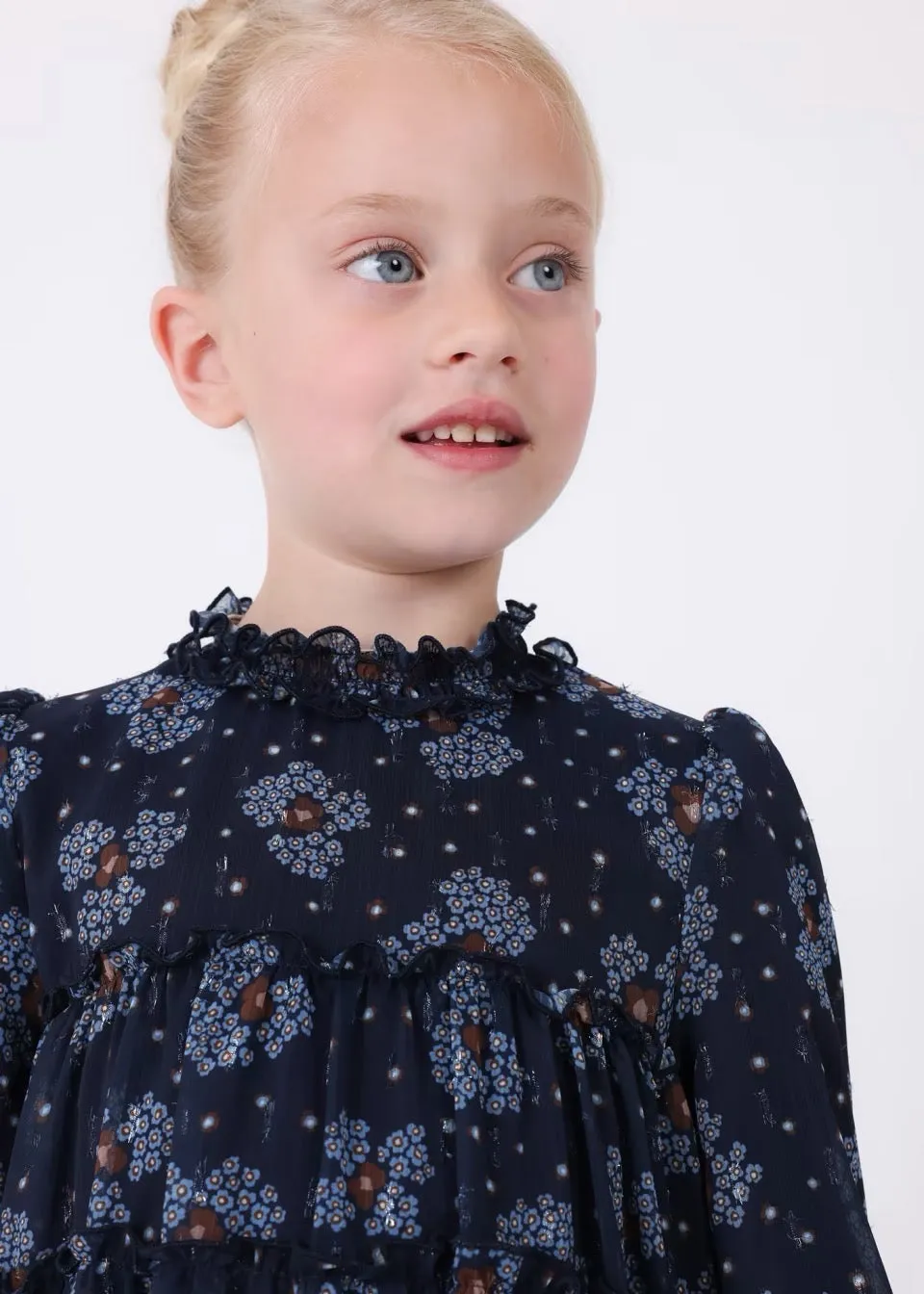 Mayoral Girls Dress 4920 Blue