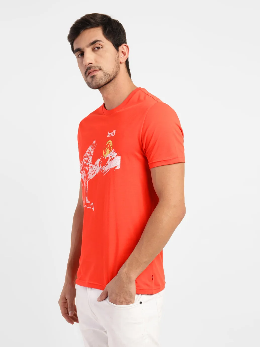 Men's Graphic Print Regular Fit T-shirt