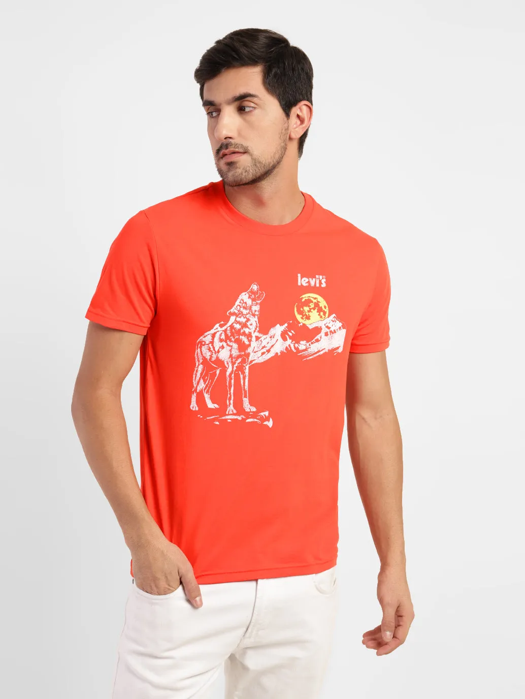 Men's Graphic Print Regular Fit T-shirt