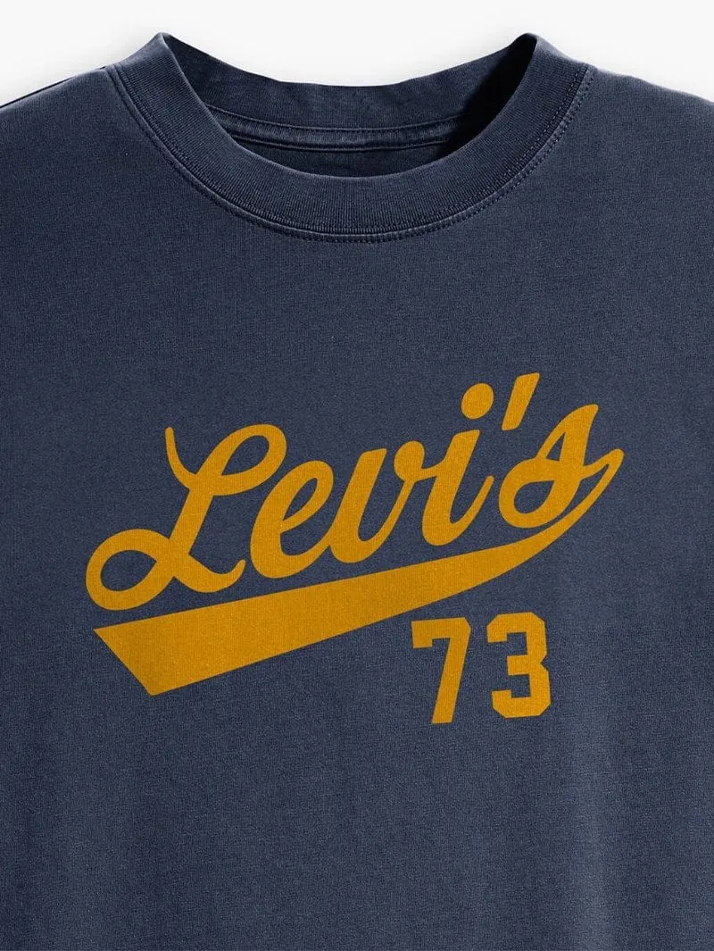Mens Levi Vintage Graphic Tee Versity Script