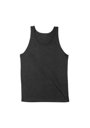 Mens Tank T-Shirts Deep Gray Heather
