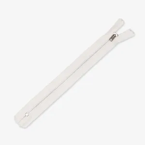Metal Trouser Zips Off-White - 20cm