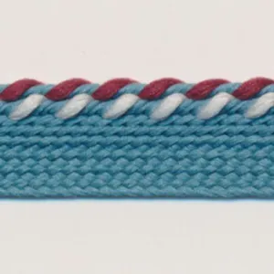 Mix Stitch Piping #20 China Blue & Pale Gray & Wine