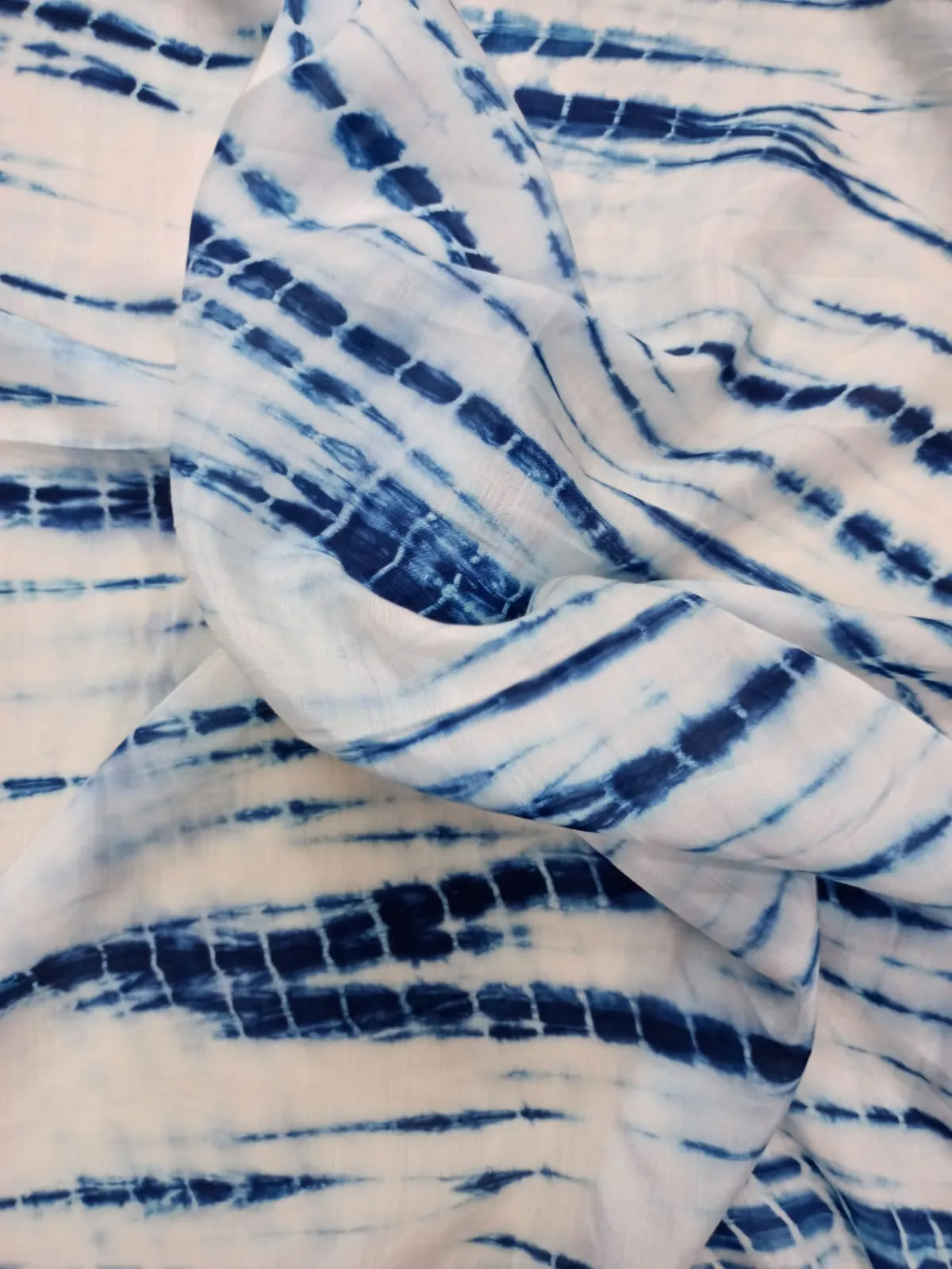 Modal Soft Muslin Tie dye Fabrics