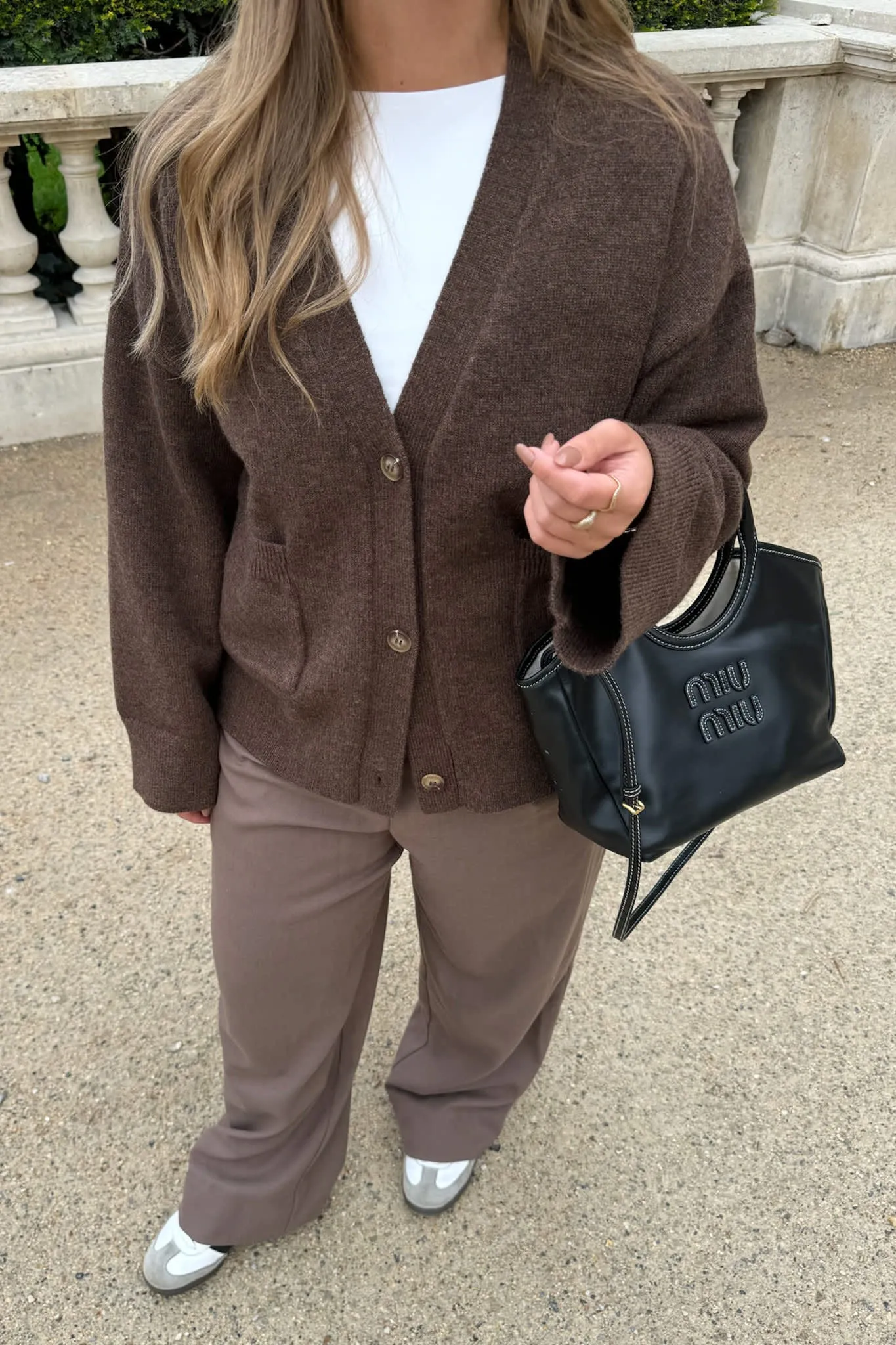 MollyIC Cardigan - Mørkebrun