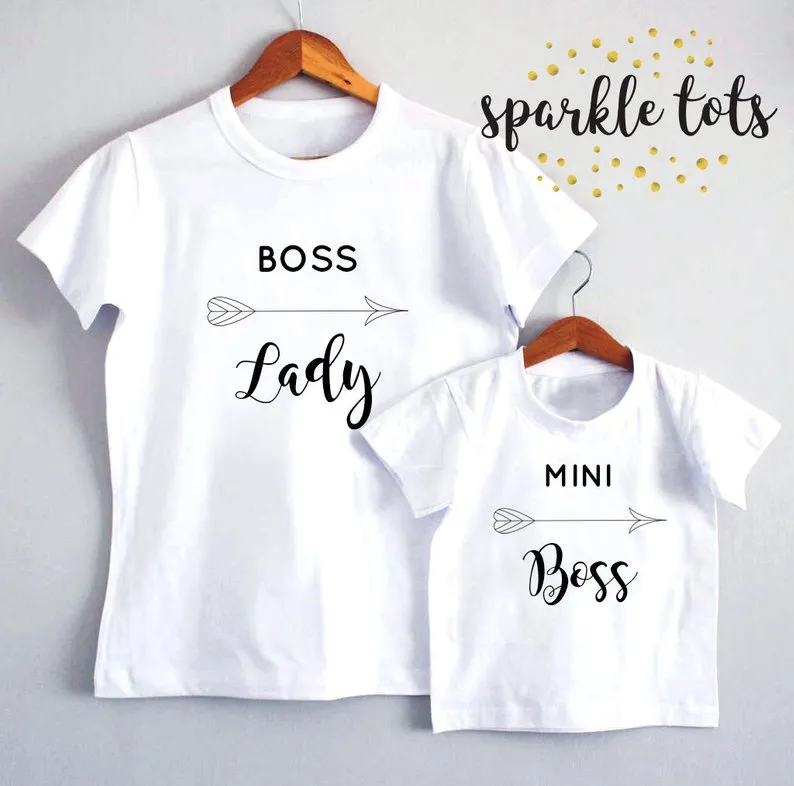 Mum and Daughter Matching Tops (Mini Boss)