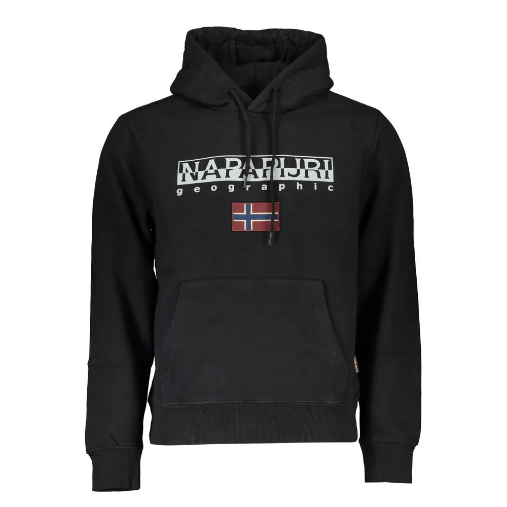 Napapijri Black Cotton Men Sweater