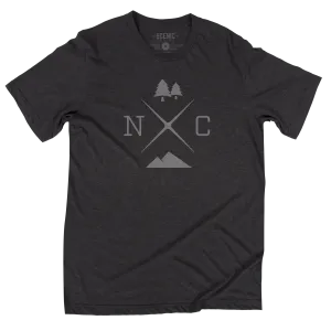NC Adventure Tee | Dark Grey Heather