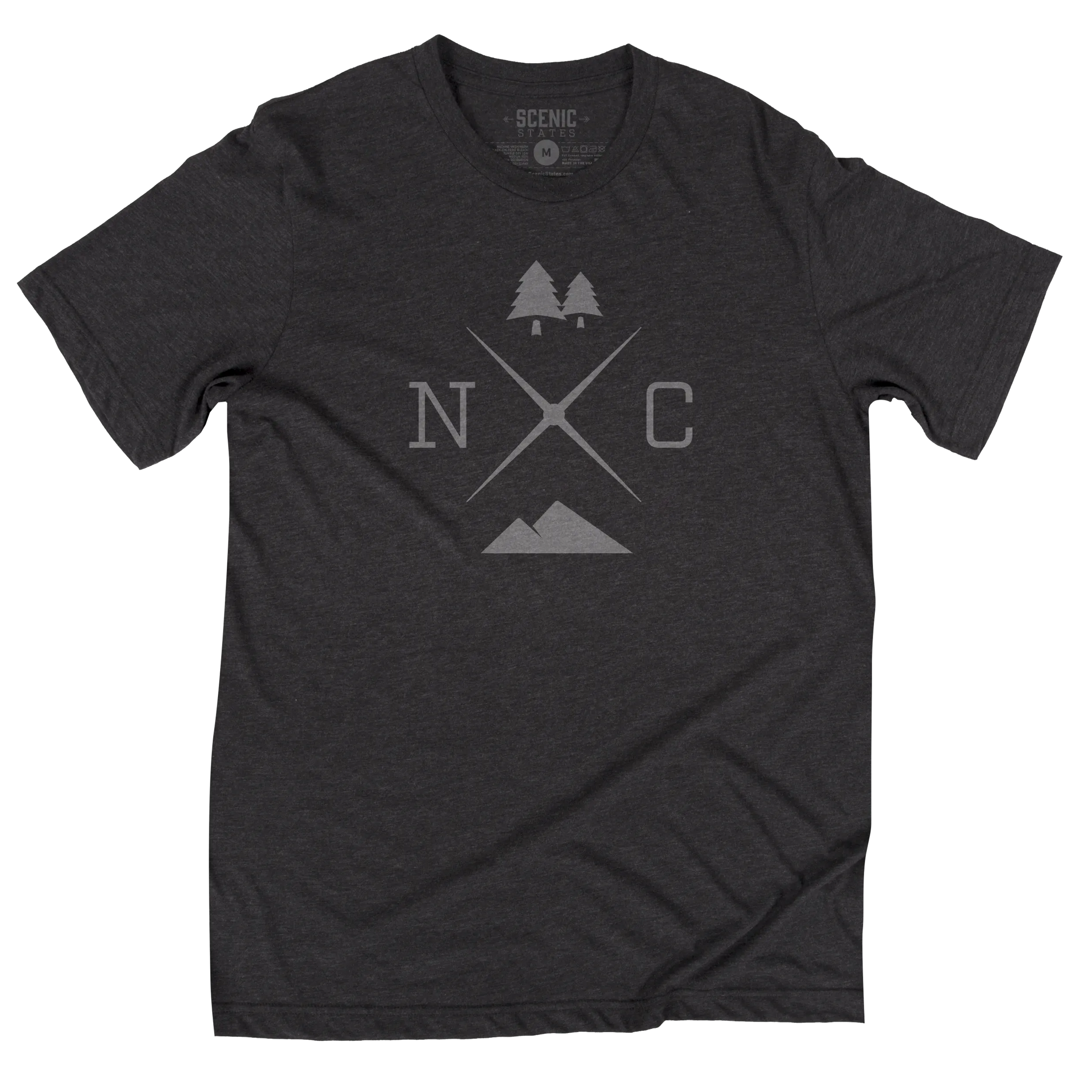 NC Adventure Tee | Dark Grey Heather