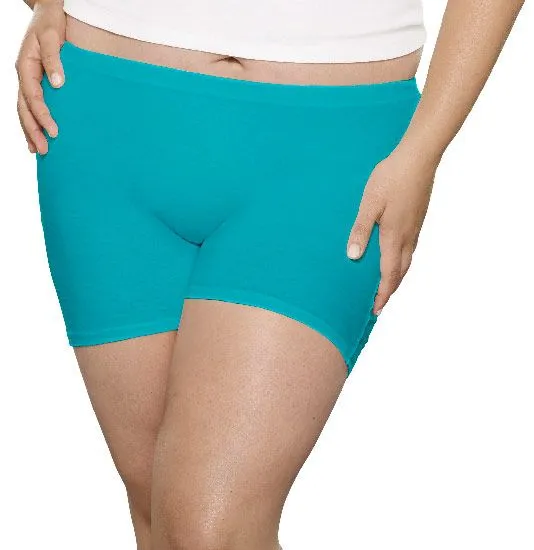 New in package! Fruit of the Loom Womens Plus-Size 4 Pack Fit for Me Boxer Brief, Sz 9