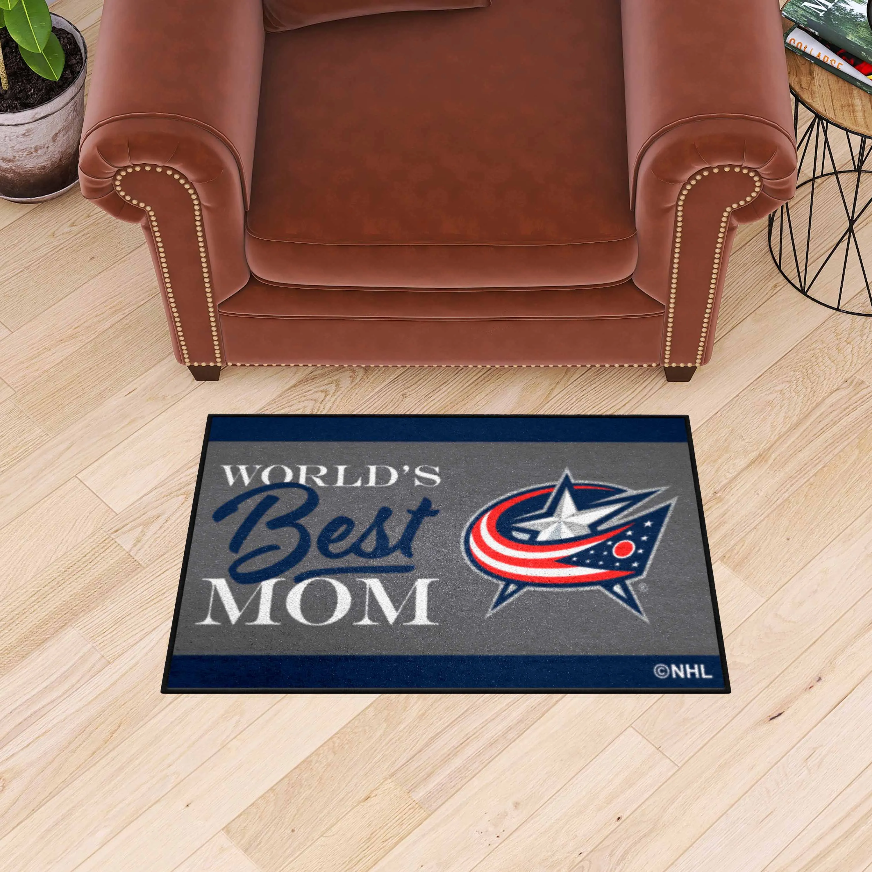 NHL - Columbus Blue Jackets Starter Mat - World's Best Mom