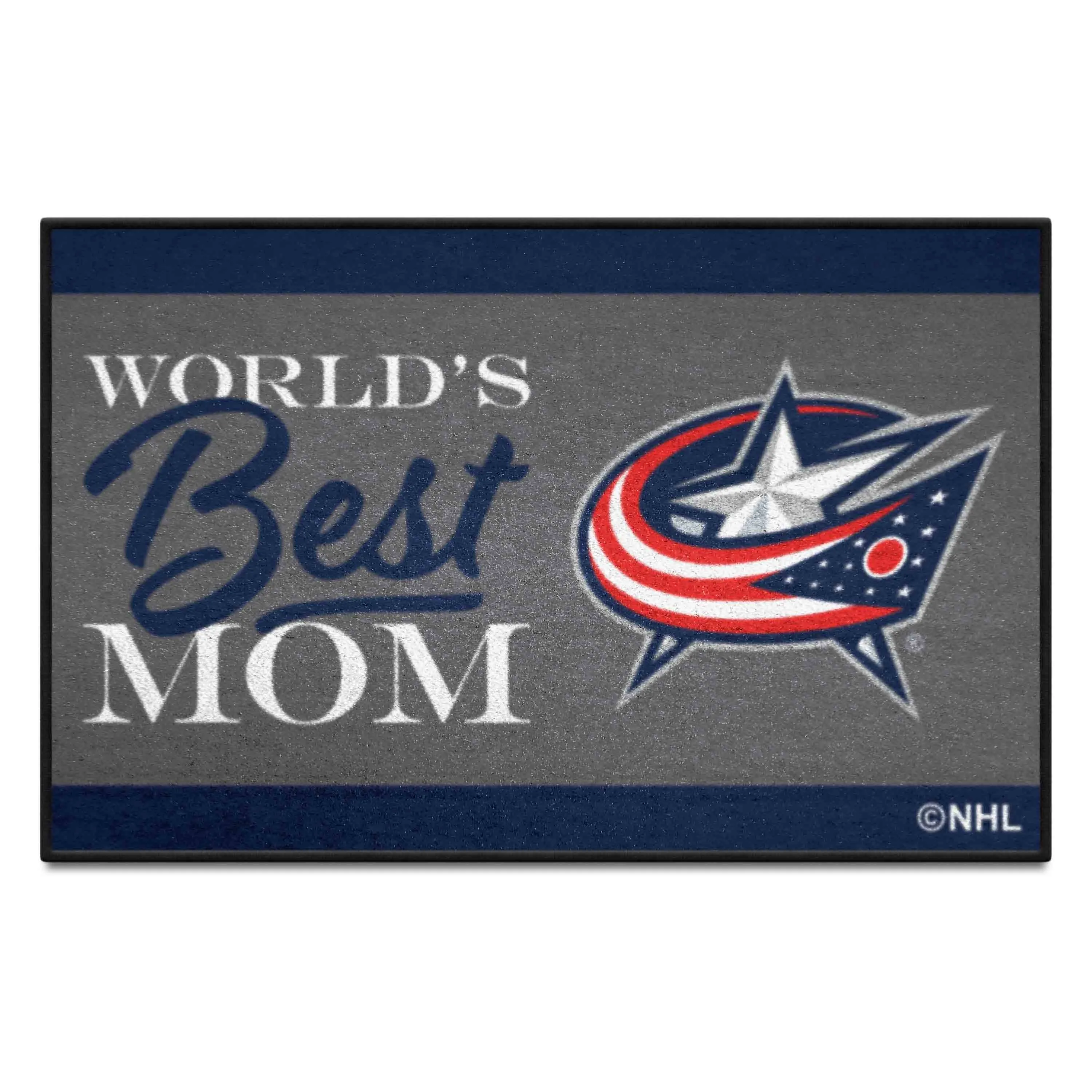 NHL - Columbus Blue Jackets Starter Mat - World's Best Mom