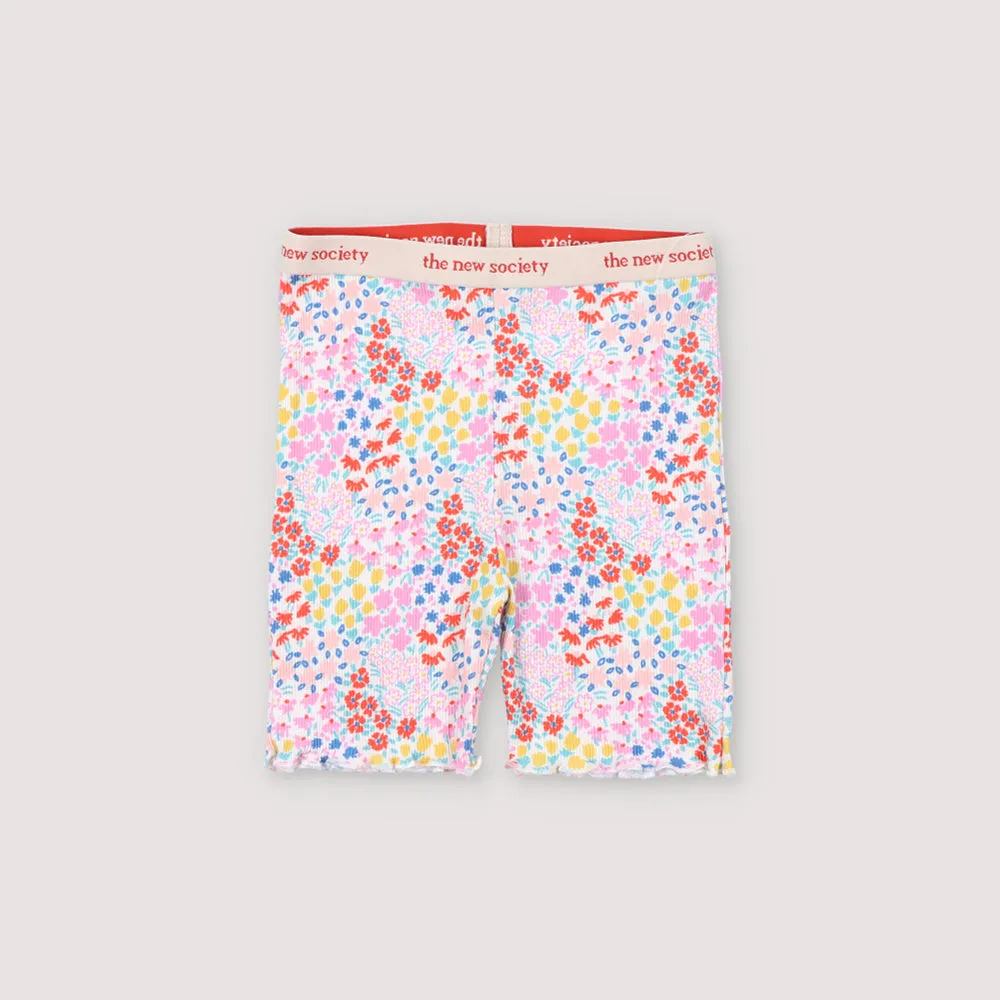 Nicolette Tee & Biker Shorts Set | Anemone Print