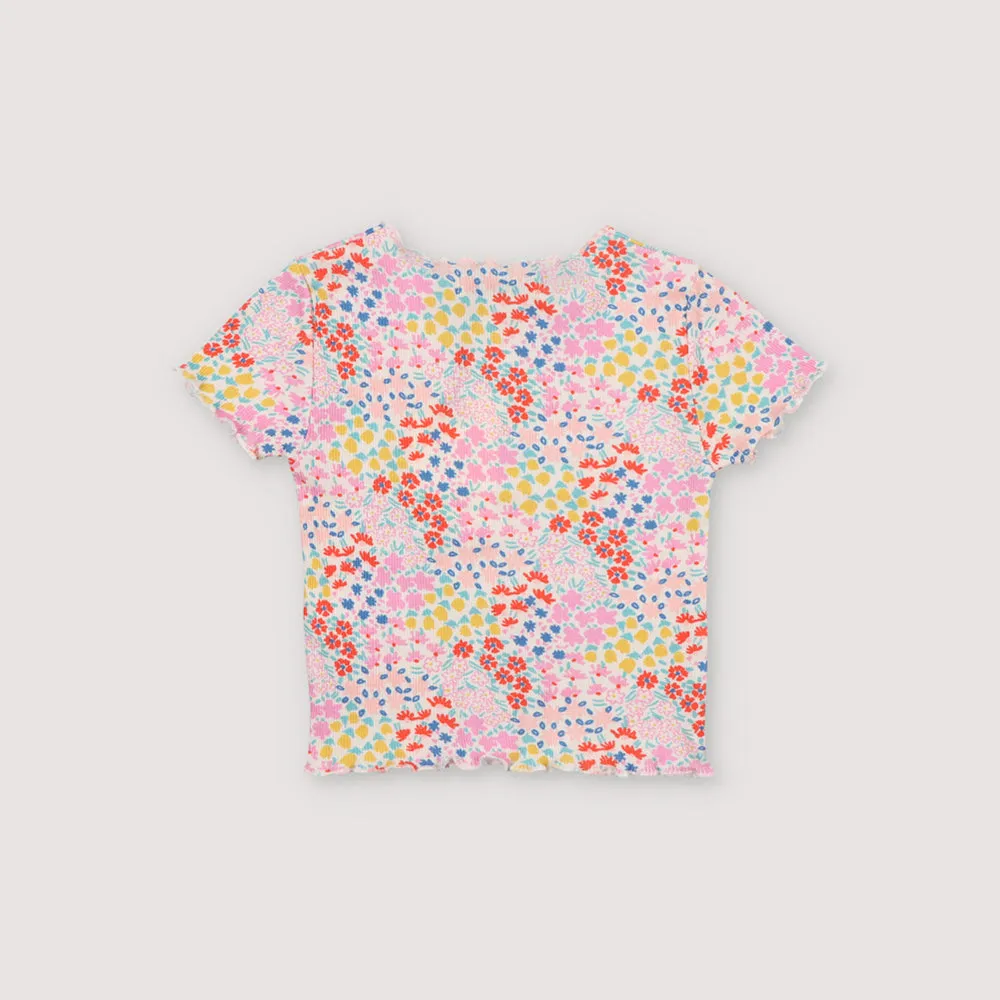 Nicolette Tee & Biker Shorts Set | Anemone Print