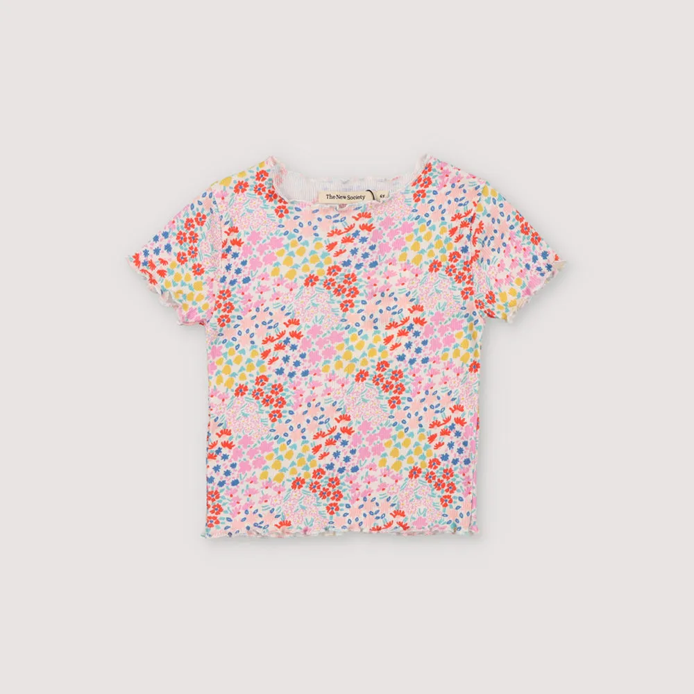 Nicolette Tee & Biker Shorts Set | Anemone Print