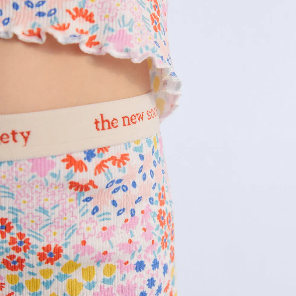 Nicolette Tee & Biker Shorts Set | Anemone Print