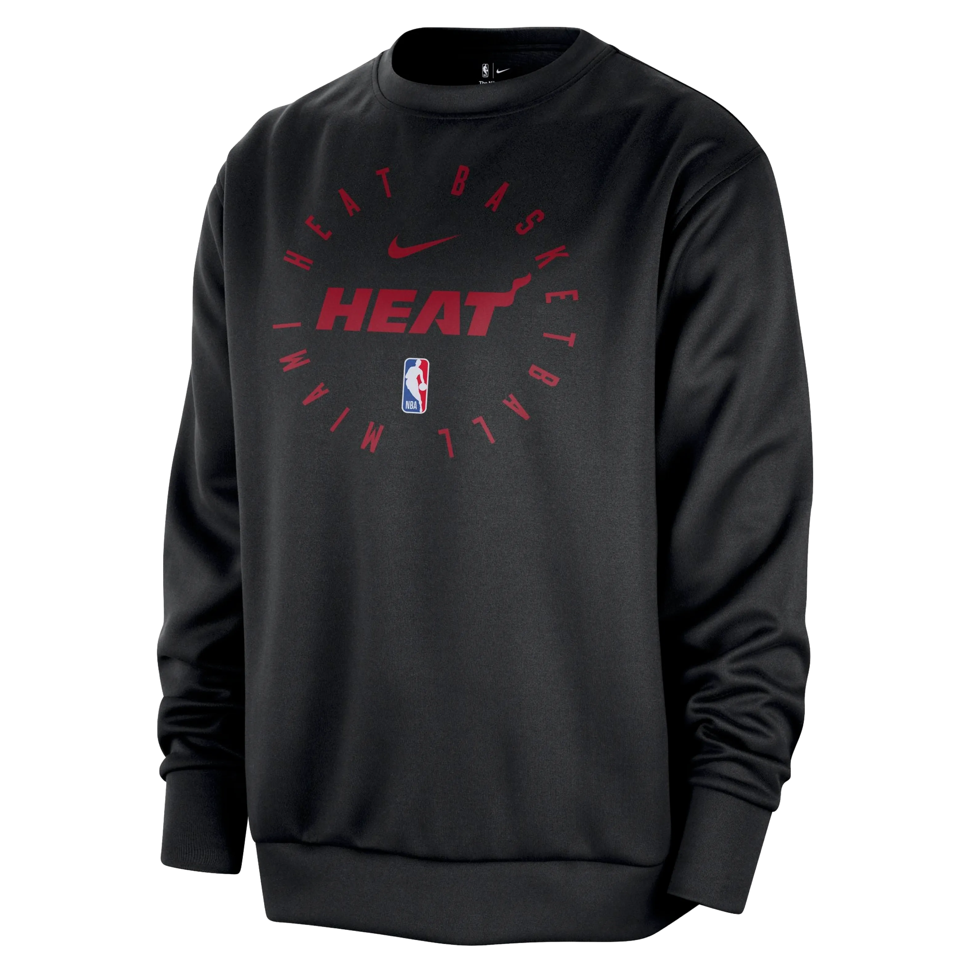 Nike Miami HEAT 2024/25 On-Court Practice Crewneck