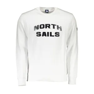 North Sails White Cotton Men Sweater