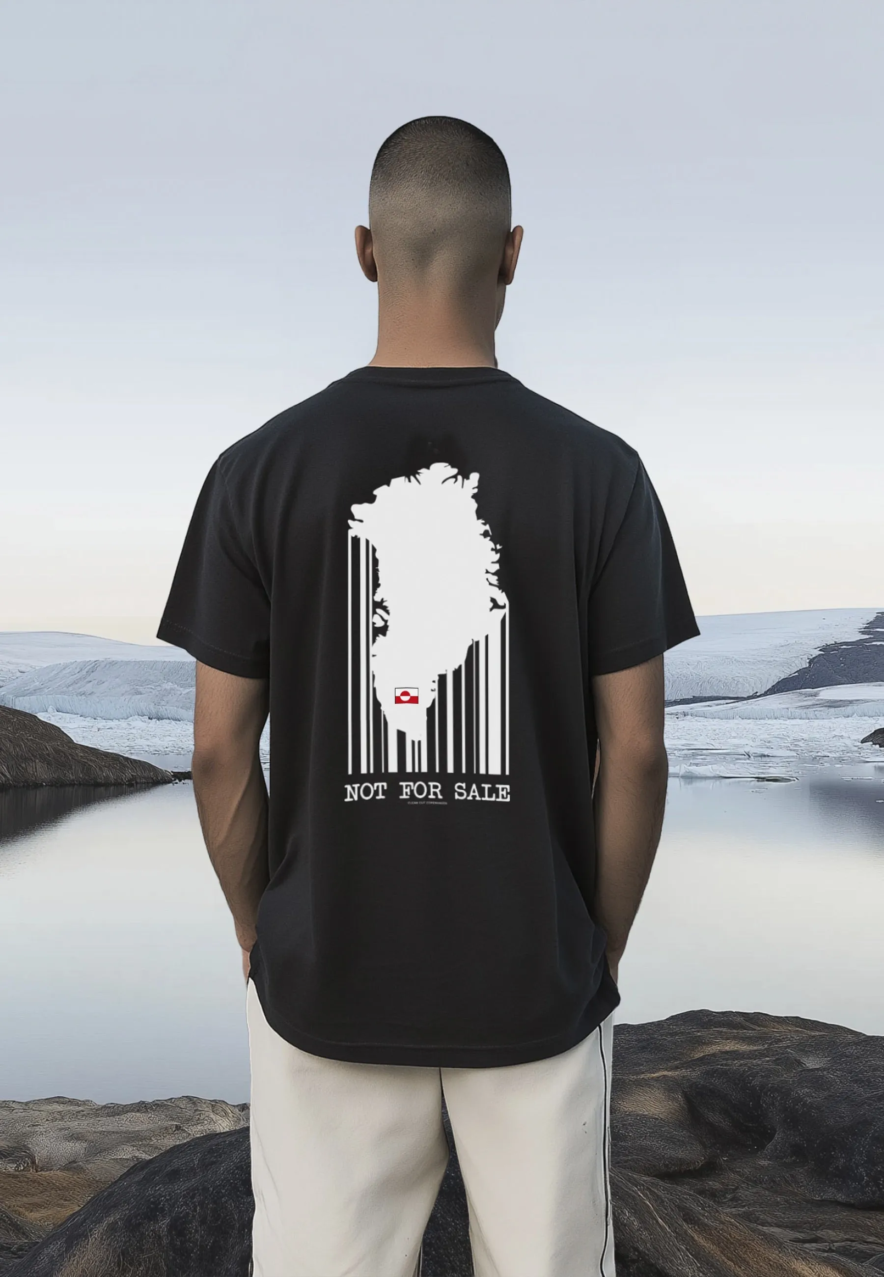 Not for sale Greenland t-shirt - Sort