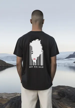 Not for sale Greenland t-shirt - Sort